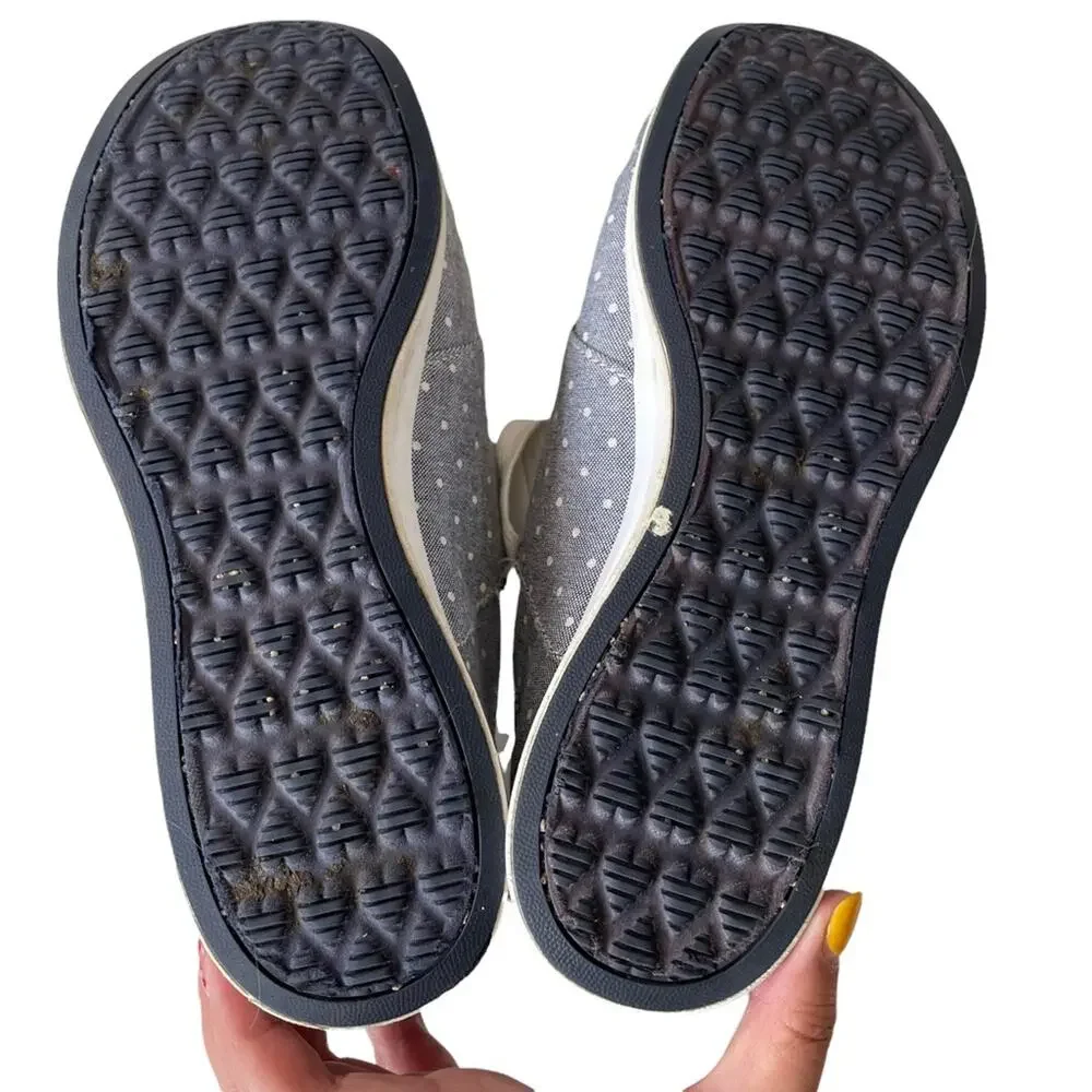 Bobs Sketchers Phresh Fashion Sneaker Polka Dot Blue Navy 9 GUC